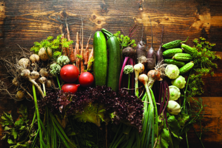 Fresh organic raw vegetable food. Natural agriculture farm, heal